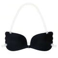 Fabric-Covered — Wing-Style Straps — Push-Up Adhesive Bra