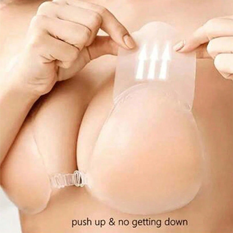 Silicone Lift-Up Pasties — With Adhesive (Teardrop Shape)