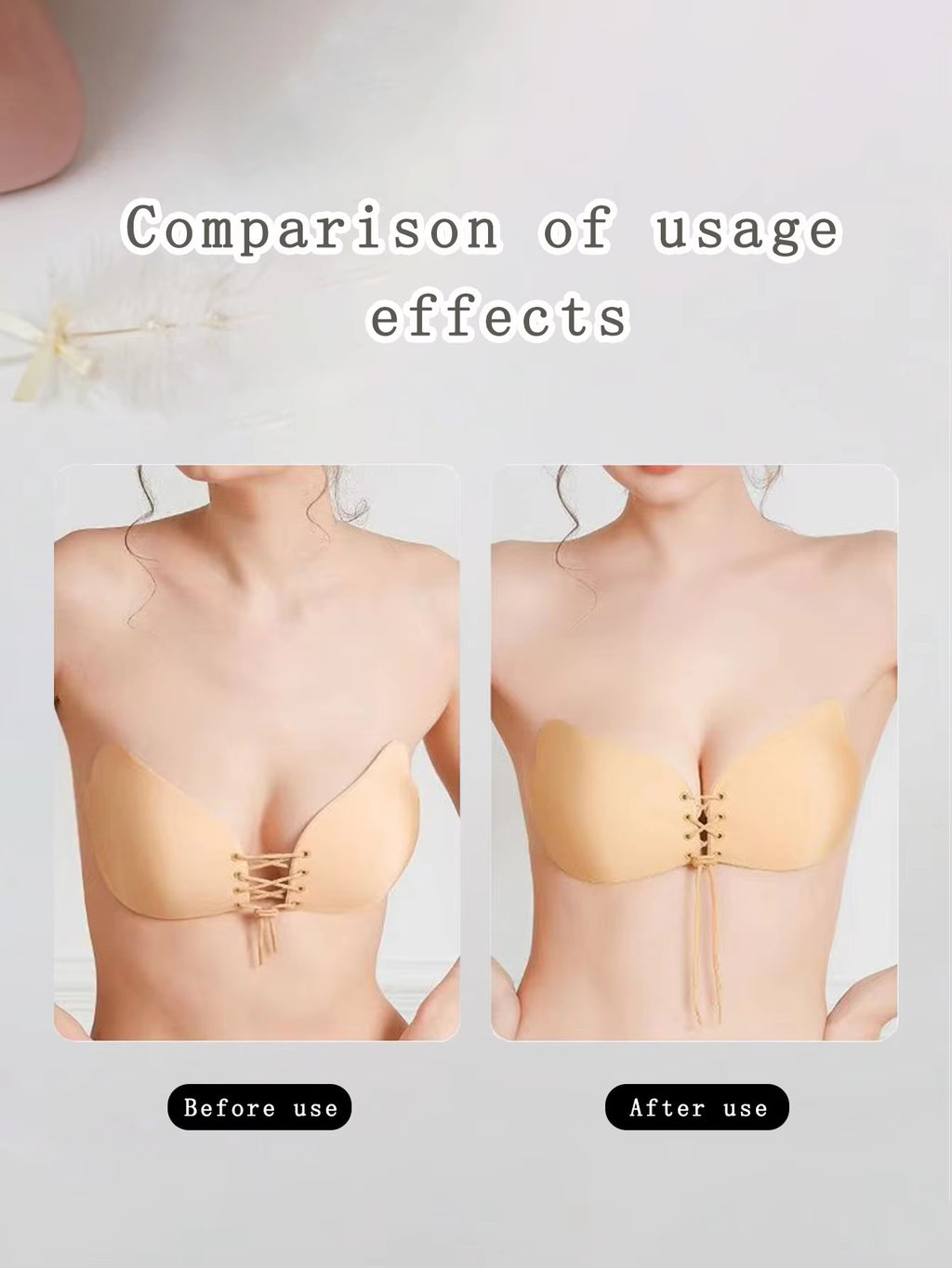 Fabric-based — Push-up Style — "Lala Goddess" Nipple Covers