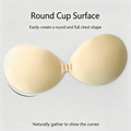 Invisible Bra Inserts — Round, Comfortable, Strapless, Round Cup Nipple Covers