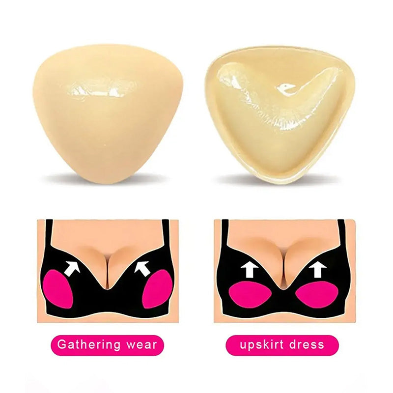 Gel-Filled Style — Double-Sided Triangular Bra Pads