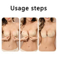 Fabric-Covered — Push-Up Style — Mango-Shaped Nipple Covers