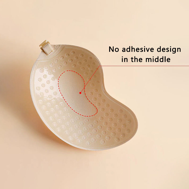 Fabric-Covered — Push-Up Style — Mango-Shaped Nipple Covers