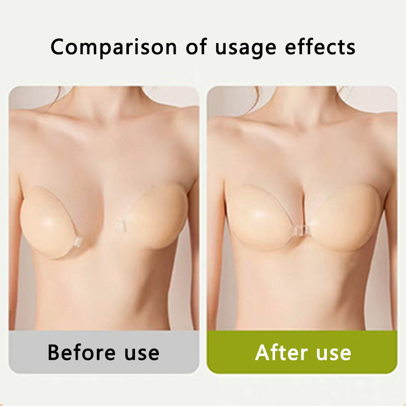 Silicone — Extra-Large Adhesive Bra — Bra Pads — Push-Up