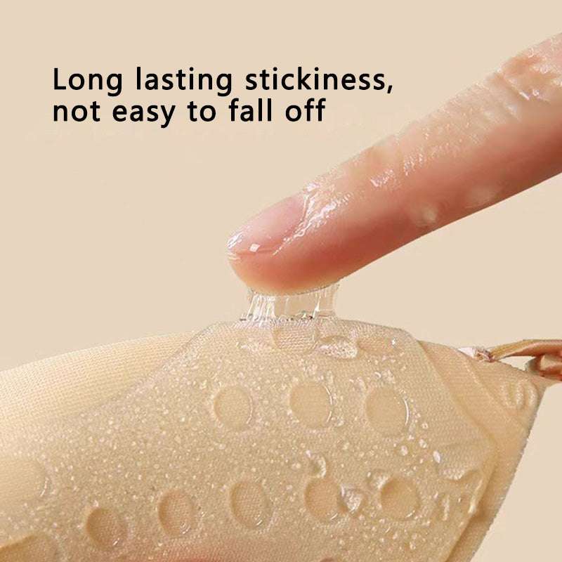 Fabric-Covered — Push-Up Style — Mango-Shaped Nipple Covers