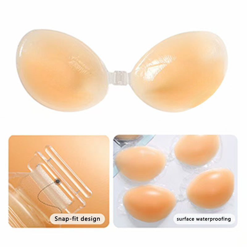 Silicone — Extra-Large Adhesive Bra — Bra Pads — Push-Up