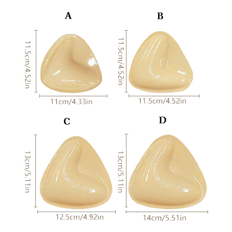 Gel-Filled Style — Double-Sided Triangular Bra Pads