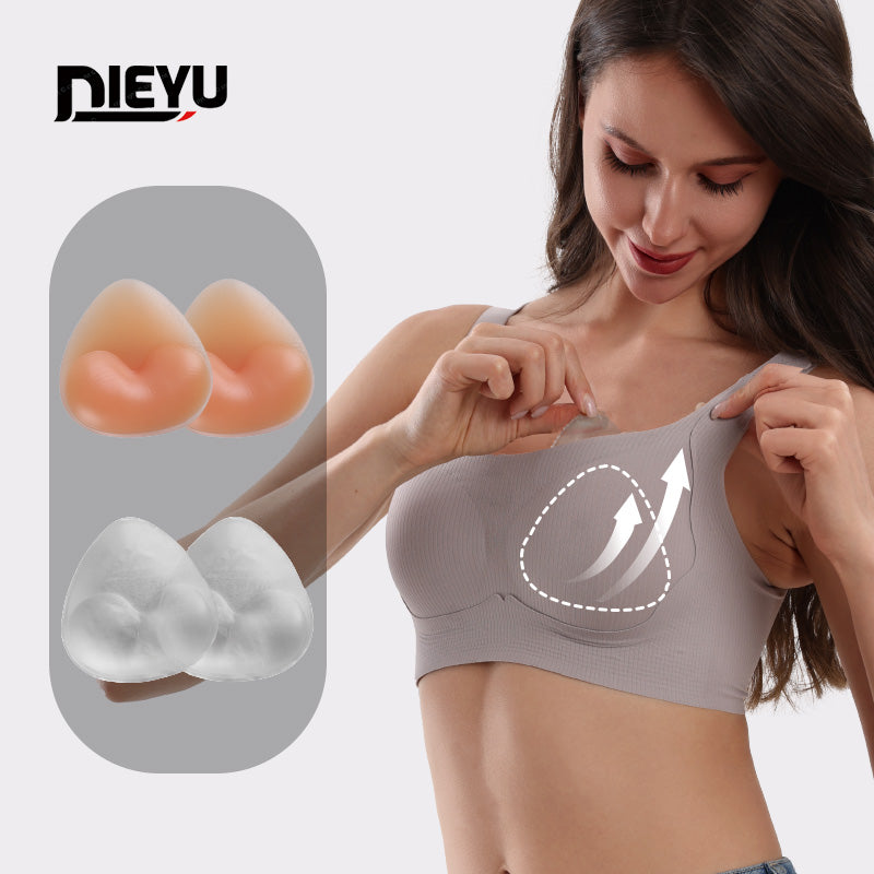 Silicone Breast Pads — Round-Triangle Shape