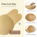 Premium Fabric Bunny Ear Breast Lift Tape - Invisible Free-Cut Adhesive Pasties