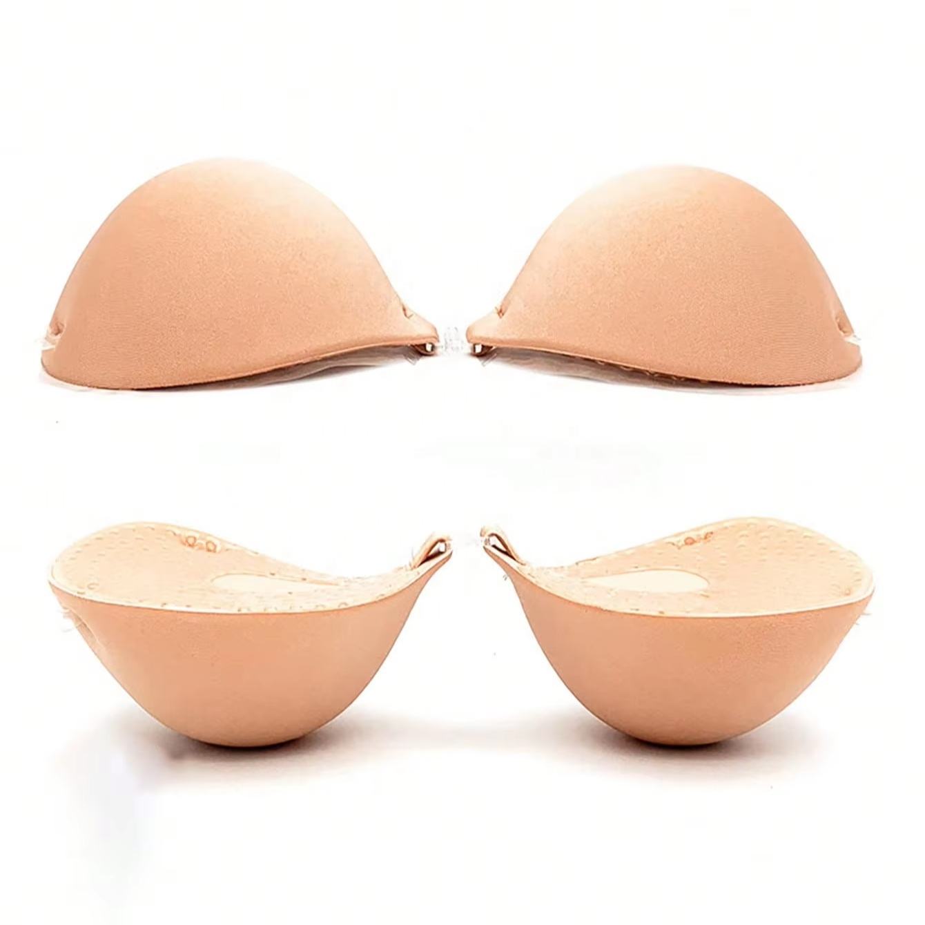 Premium 6cm Ultra-Thick Bra Pads - Extreme Push-Up Round "Mantou" Bra Inserts