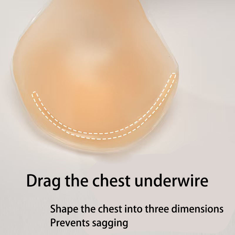 InvisiLift Underwire Silicone Spoon Bra – Strapless Deep Plunge Lift Patch