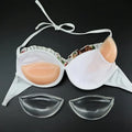 Premium Silicone Push-Up Bra Pads - Invisible Self-Adhesive Ox-Horn Bra Inserts