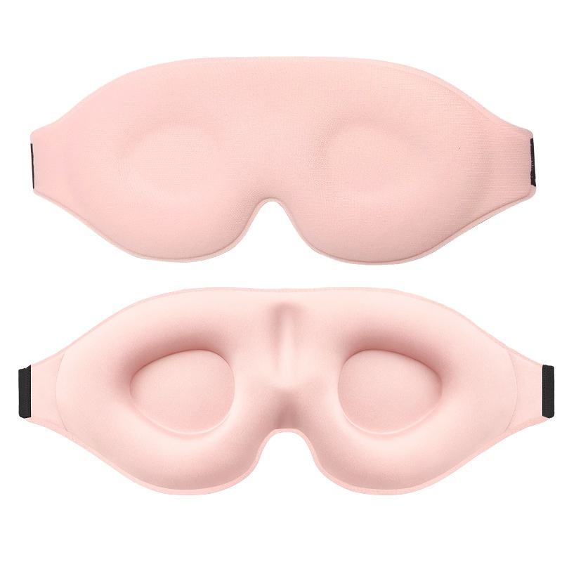 Máscara de dormir 3D — Proteção ocular contornada para olhos profundos (macia e confortável)