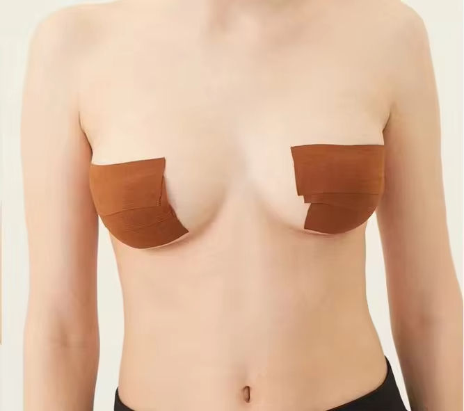 Premium Breast Lift Tape - Invisible Adhesive Fabric Kinesiology Bandage Roll