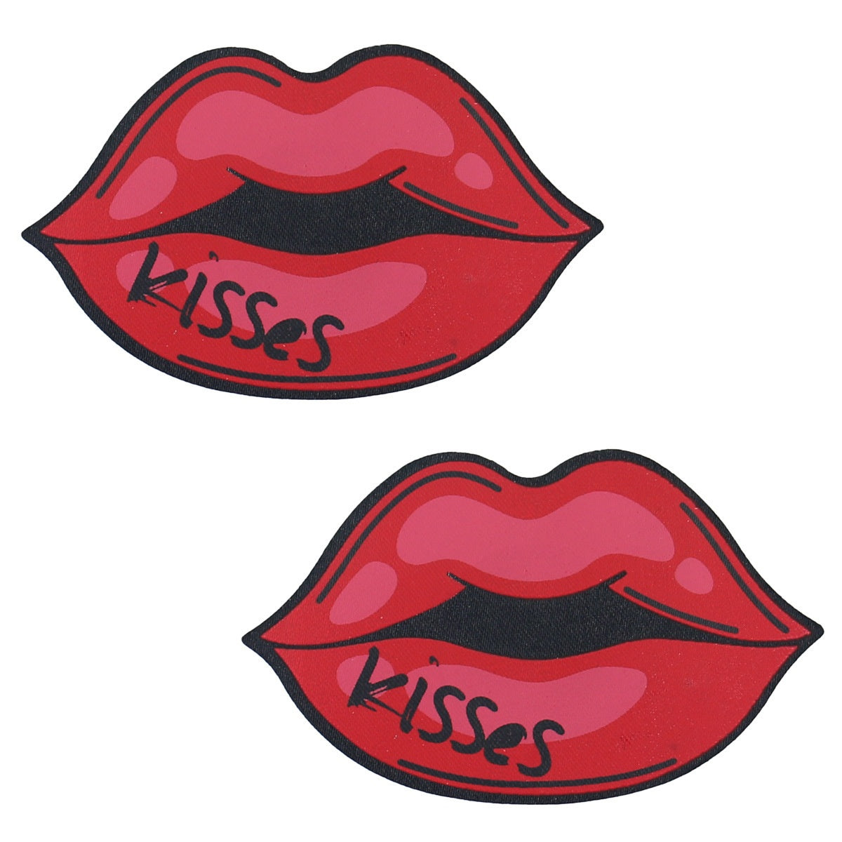 Premium Glitter Lip Nipple Covers - Sexy Reusable Sequin Pasties
