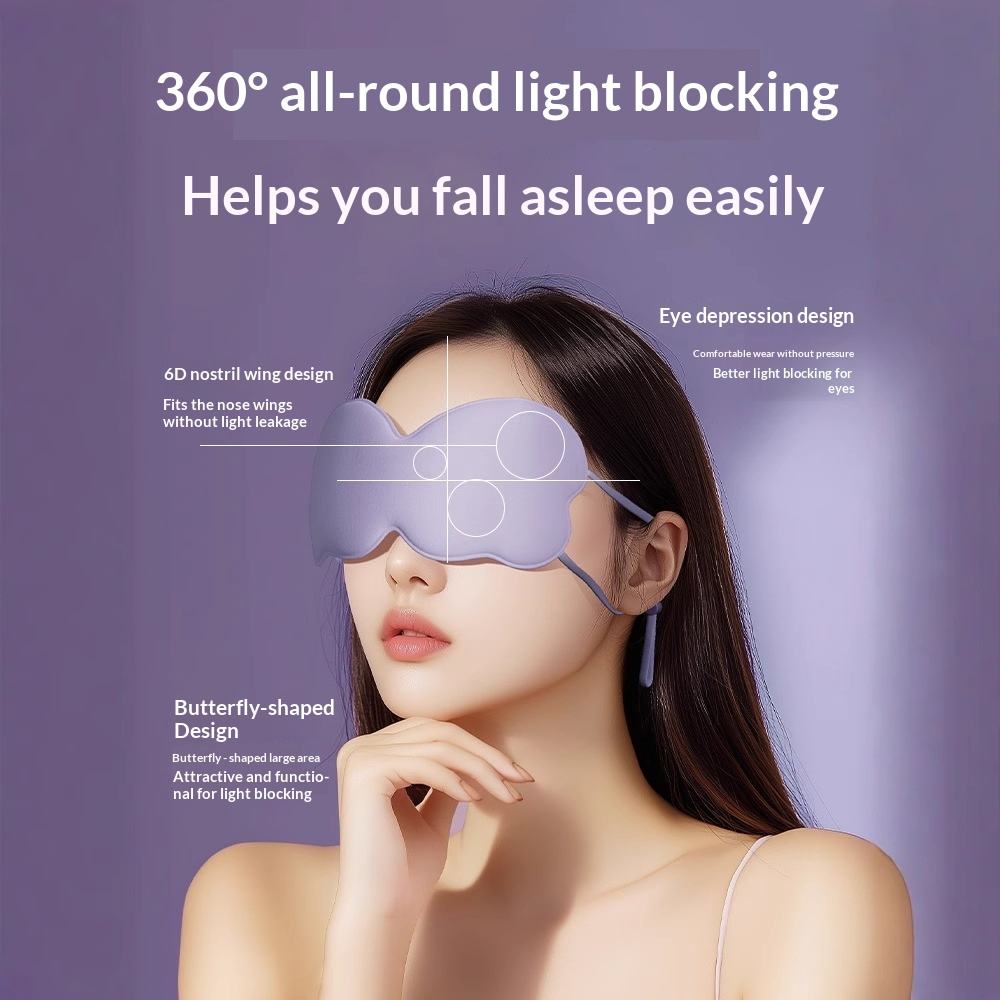 Máscara de Dormir 3D em Formato de Nuvem — Proteção Ocular Profissional — Um Item Indispensável para Mulheres, Estudantes e Sestas Masculinas