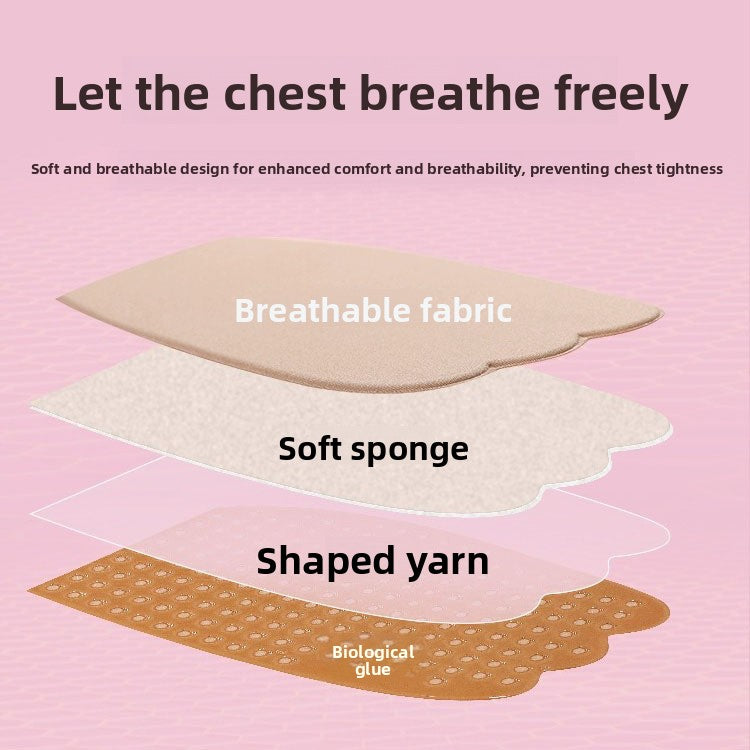 Premium Invisible Strapless Push-Up Bra - Backless Wing-Shaped Self-Adhesive Bra