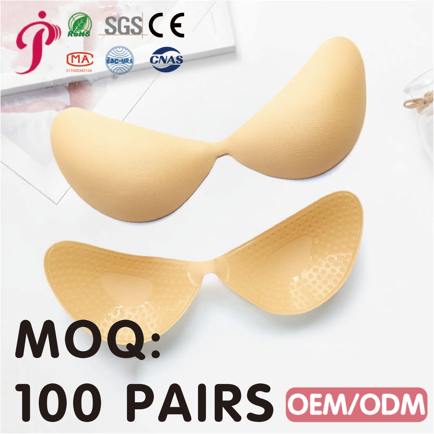 Premium Invisible Strapless Push-Up Bra - Backless Cat-Ear Self-Adhesive Bra