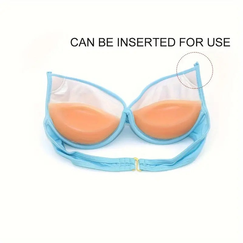 Premium Silicone Push-Up Bra Pads - Invisible Self-Adhesive Ox-Horn Bra Inserts