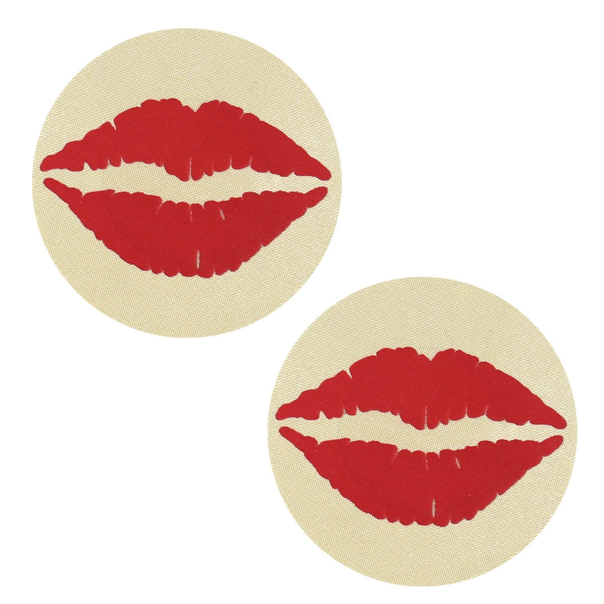 Premium Glitter Lip Nipple Covers - Sexy Reusable Sequin Pasties
