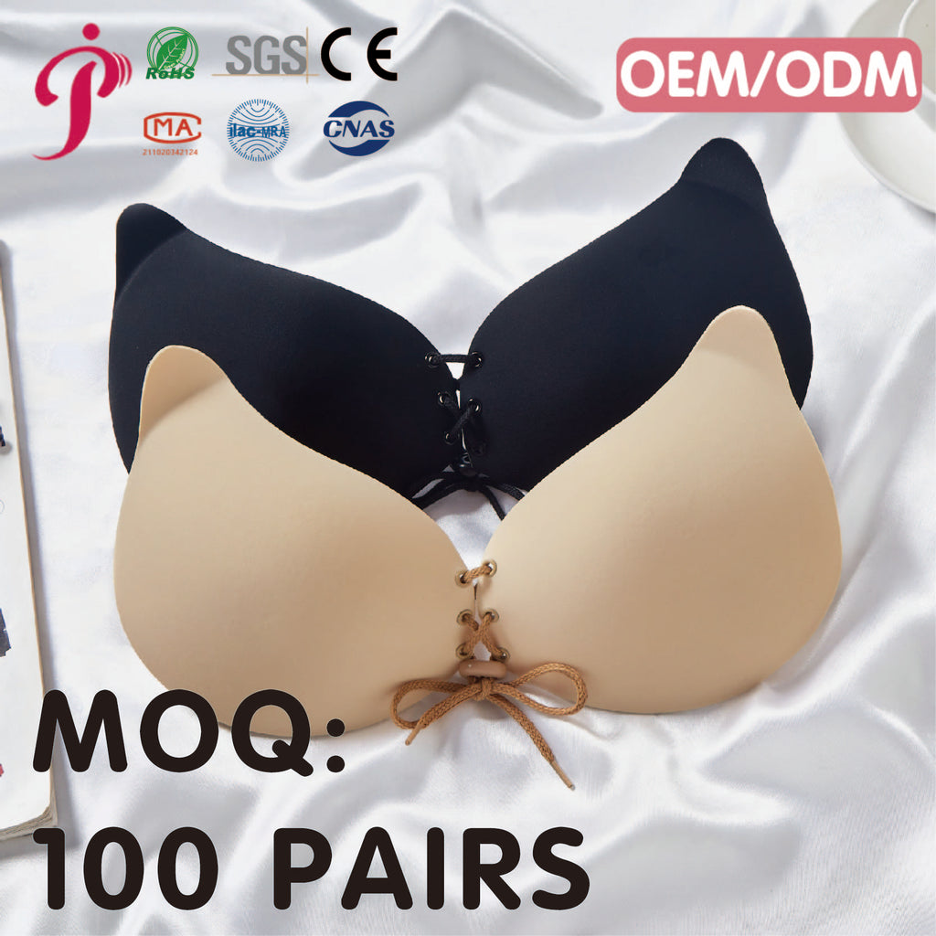 Premium Invisible Strapless Push-Up Bra - Backless Cat-Ear Self-Adhesive Bra