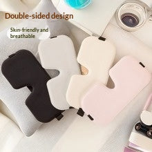Máscara de Dormir Premium Dupla Face de Seda Mulberry com Aba Invisível para o Nariz – 100% Bloqueio Total da Luz