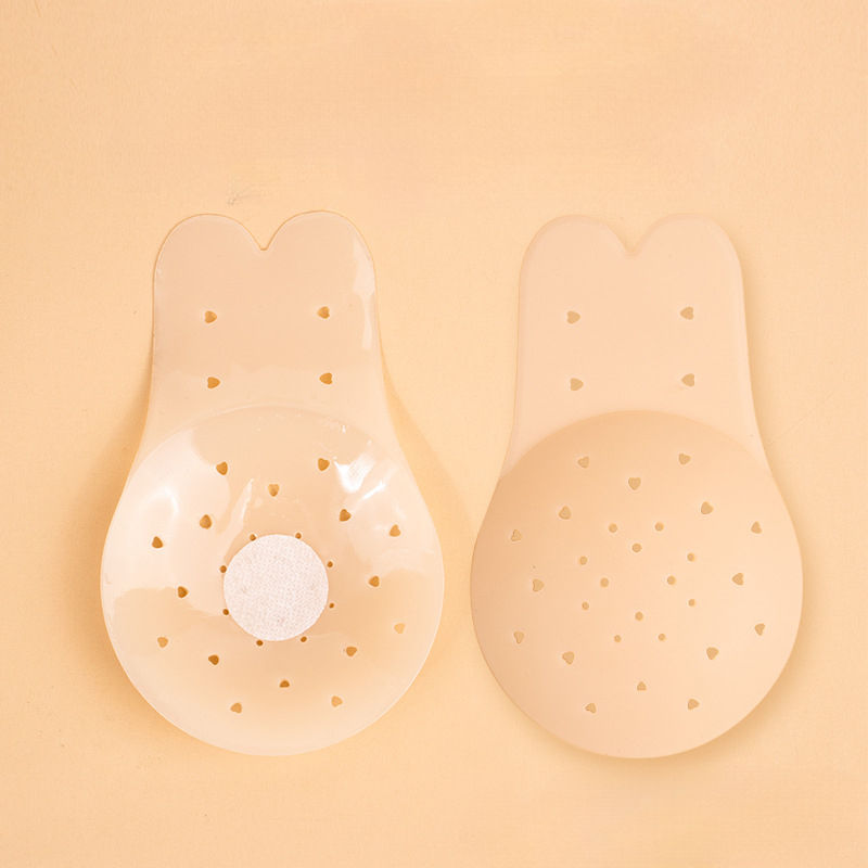 Breathable Rabbit Ear Breast Lift Tape – Seamless Silicone Pasties with Lift