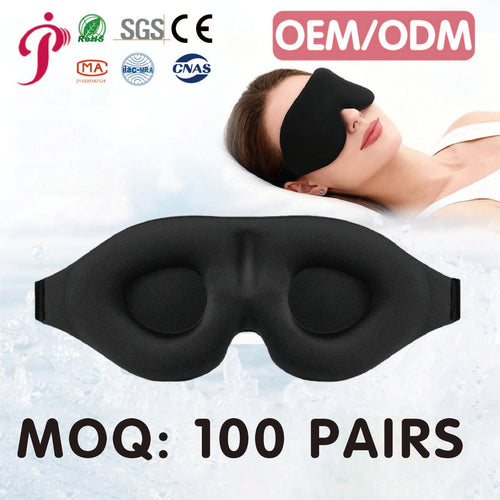 3D Sleep Mask — Contoured Eye Protection for Deep-Set Eyes (Soft & Comfortable)
