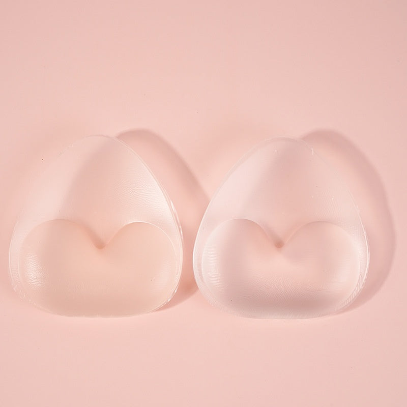 Premium Silicone Push-Up Bra Pads - Invisible Self-Adhesive Triangle Bikini Inserts