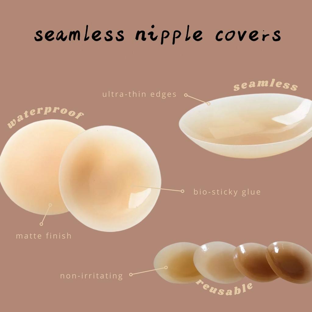 Premium Seamless Silicone Nipple Covers – Invisible Reusable Pasties