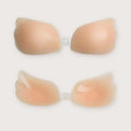 Invisible Silicone Wing Bra – Seamless Deep-V Push Up Pasties with Front Clasp