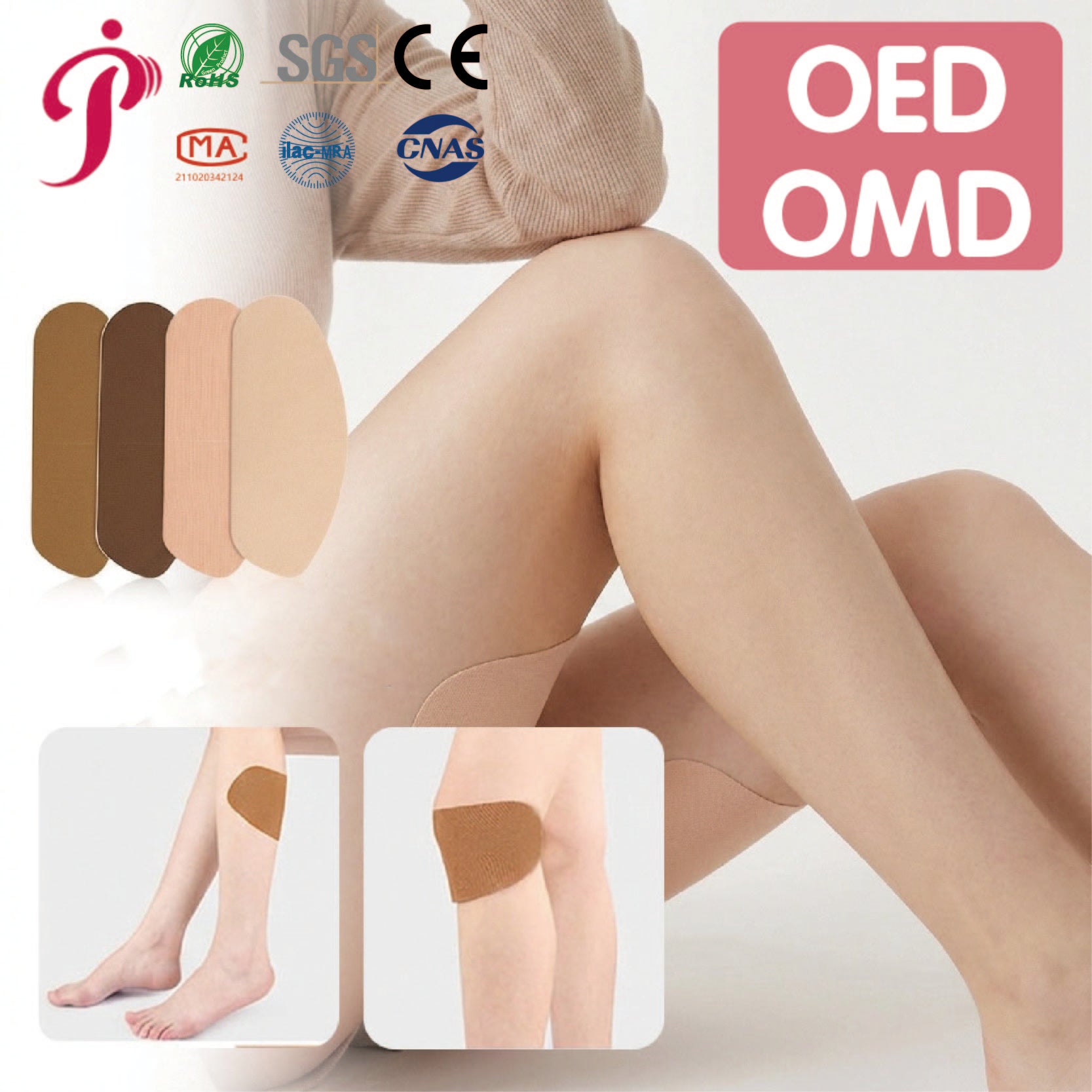 Premium Anti-Chafing Thigh Patches - Invisible Waterproof Inner Thigh Tape