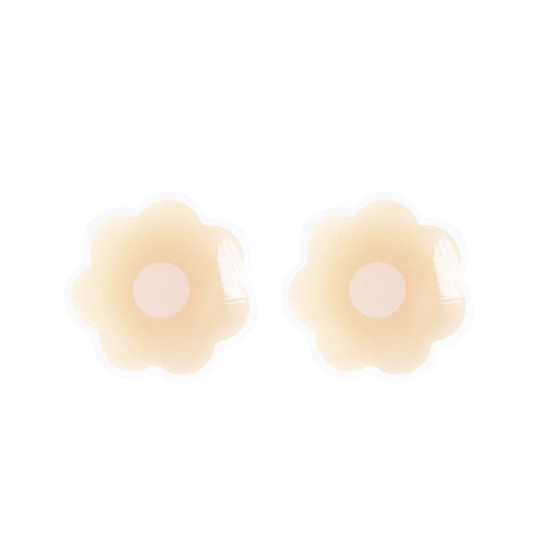 Premium Silicone Nipple Covers - Invisible Reusable Round & Flower-Shaped Pasties